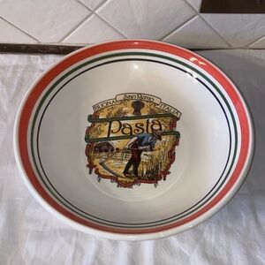 HIMARK Pasta Large Serving Bowl Discontinued ITALY
